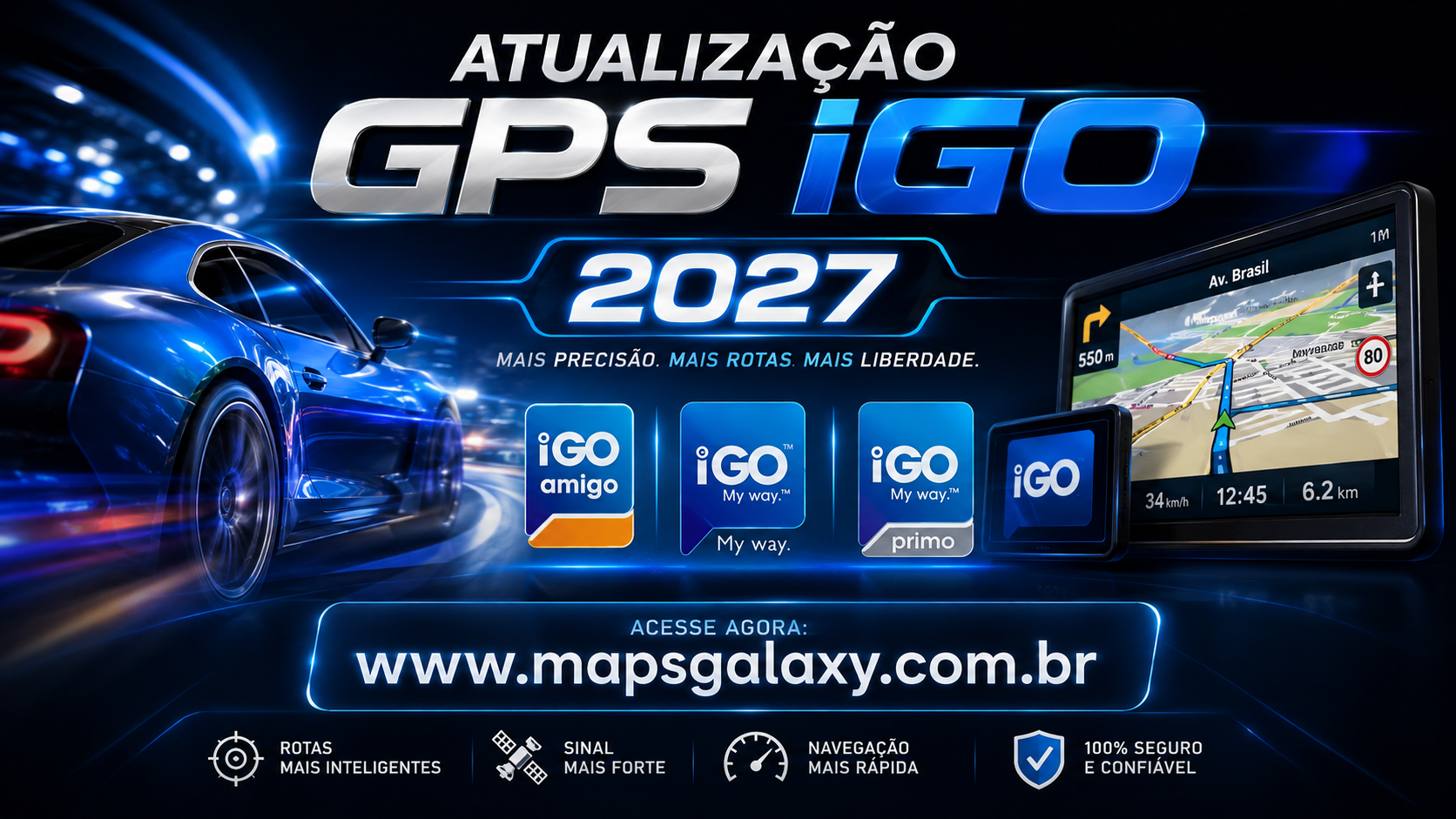 COMO INSTALAR IGO LAMBO ATUALIZADO 2027 NO GPS AQUARIUS